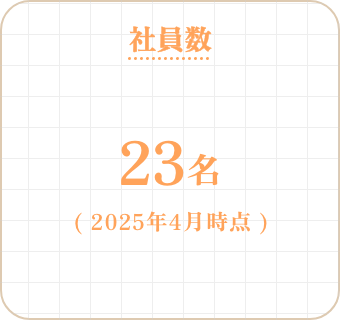 社員数23名